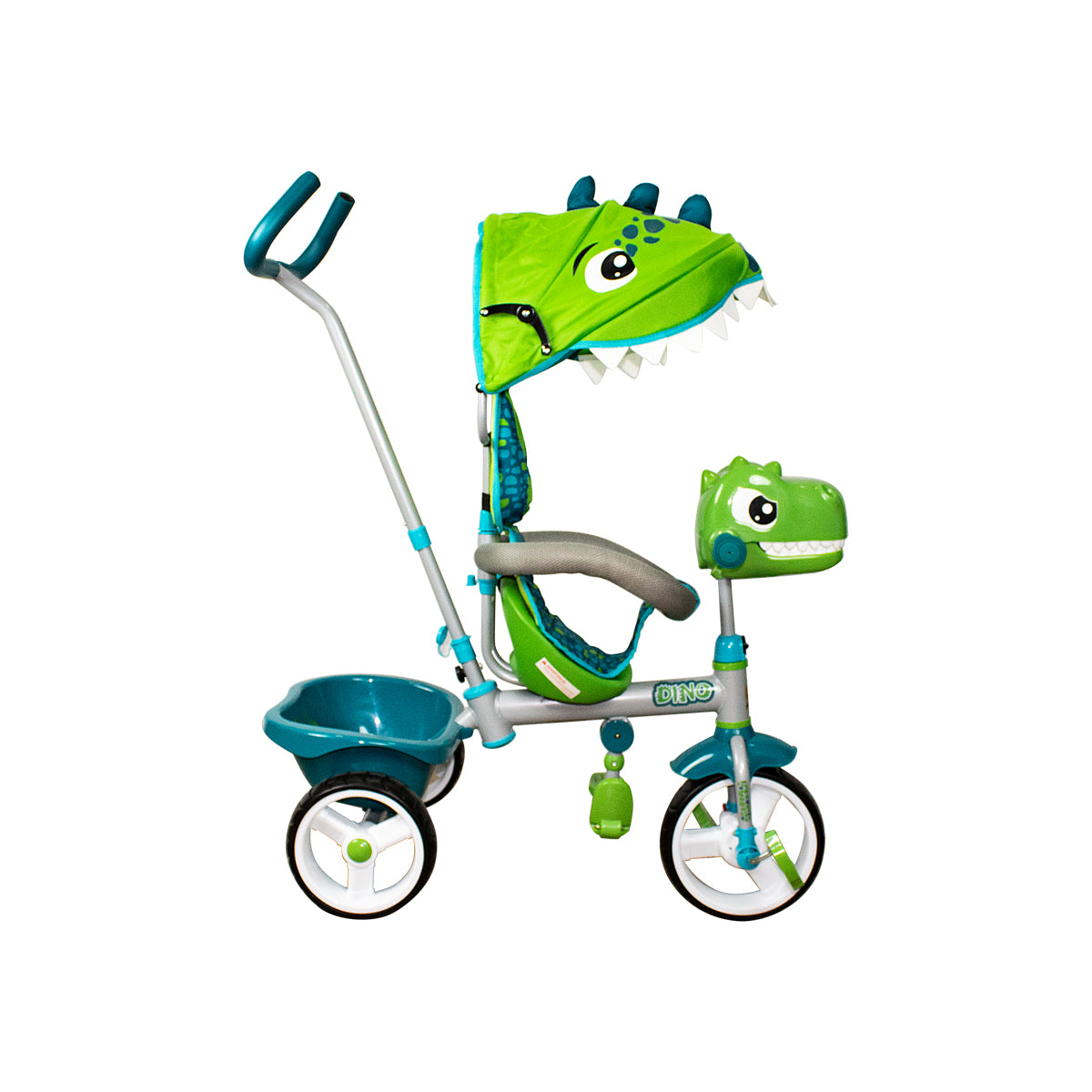 TRICICLO APACHE C/TOLDO DINOSAURIO 3D