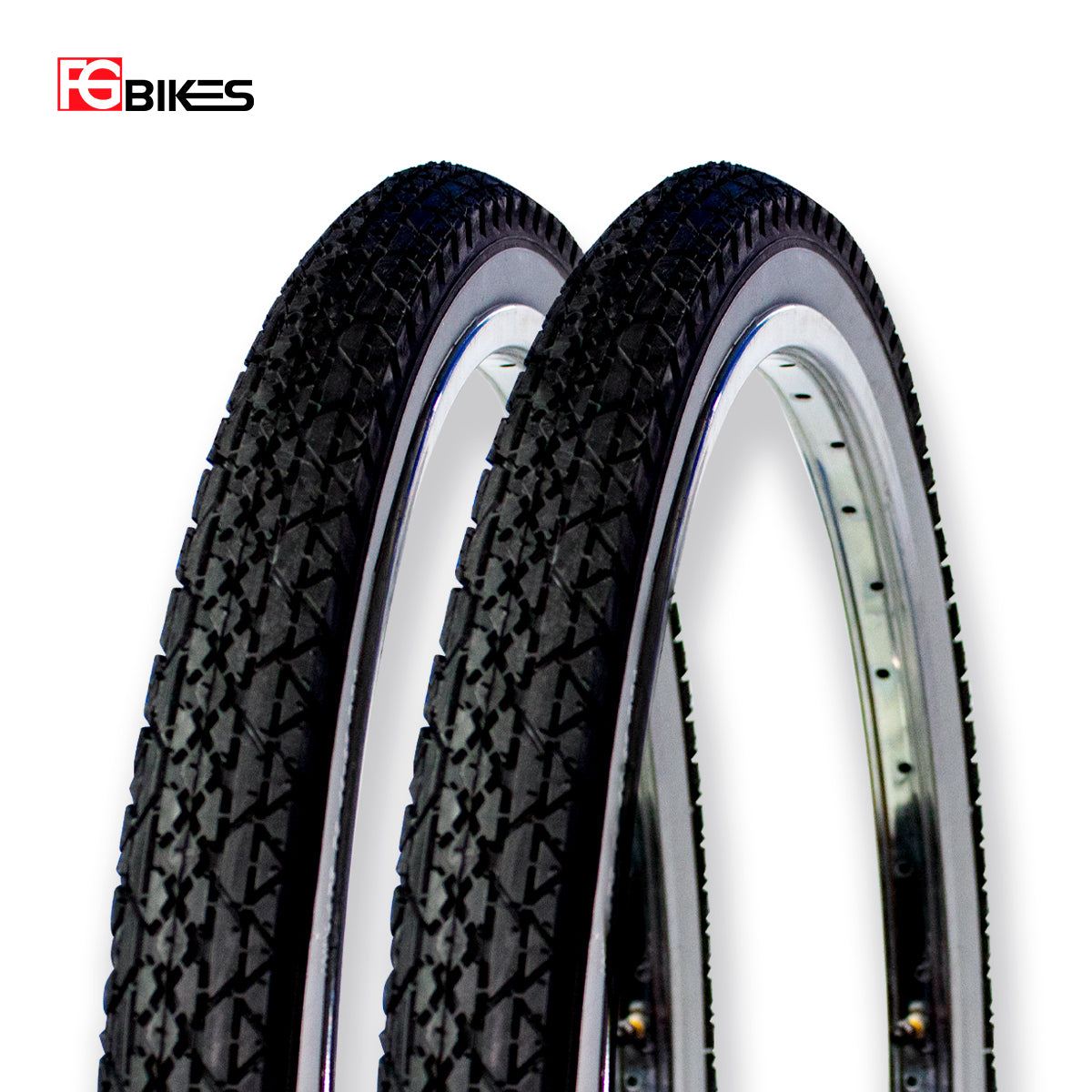 LLANTA 26X2.125 FG BIKES CARA BLANCA LISA