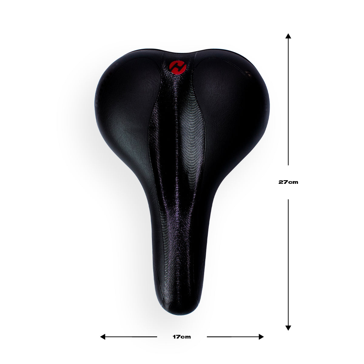 ASIENTO MTB NEGRO ROJO FG BIKES