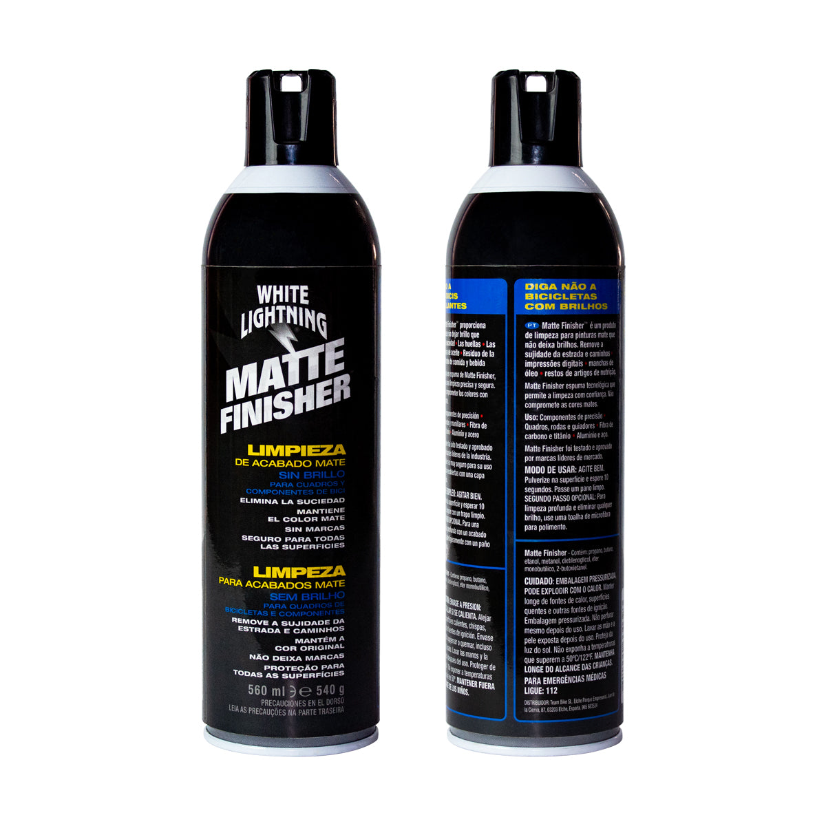 LIQUIDO LIMPIADOR DE BICICLETA PARA ACABADO MATE
